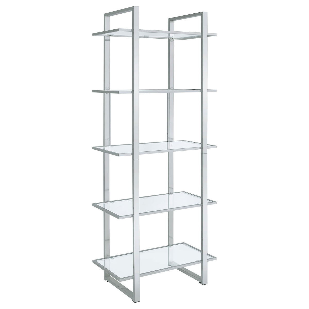 Colfax - 5 Shelf Bookshelf - Clear