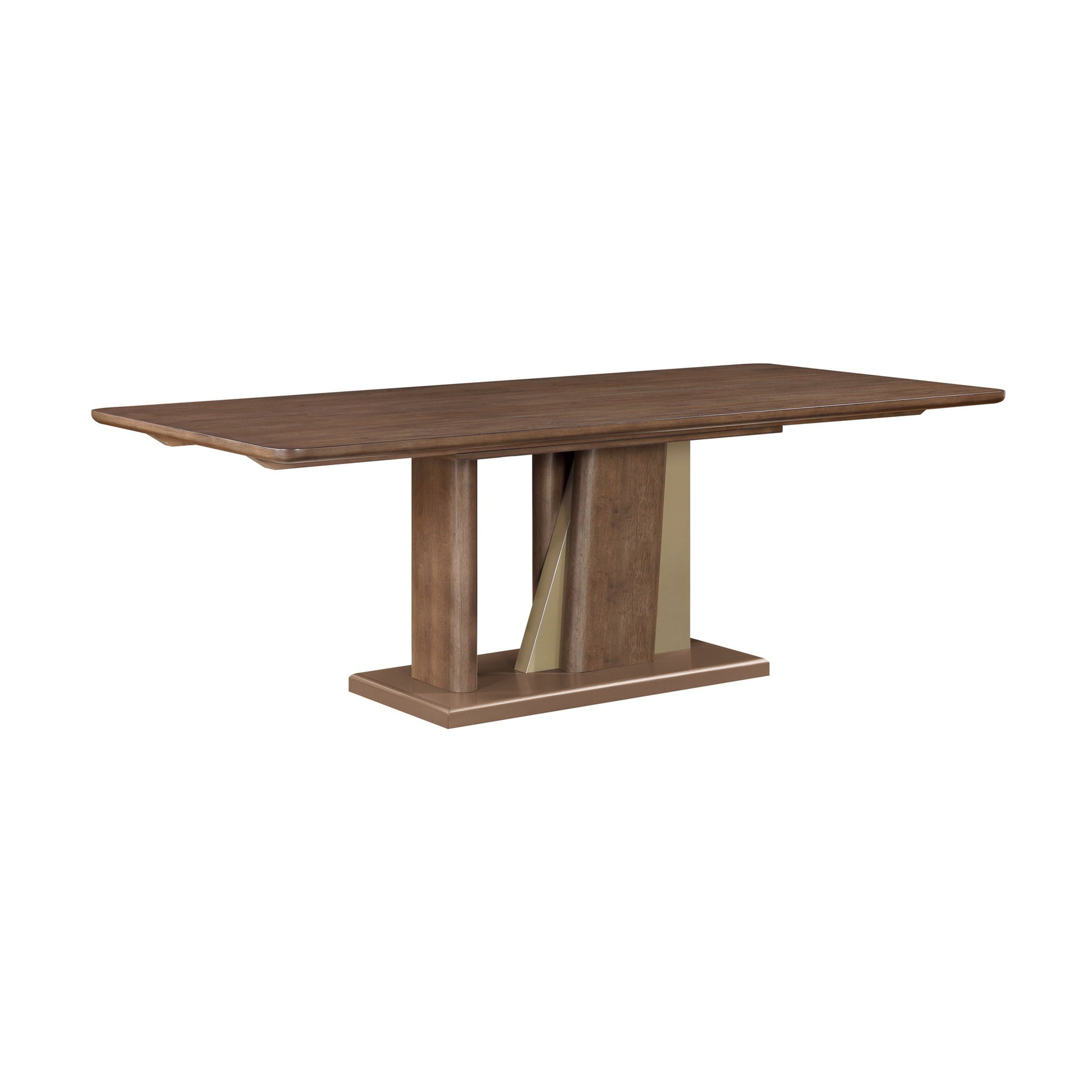 Ouida - Dining Table - Brown / Gold