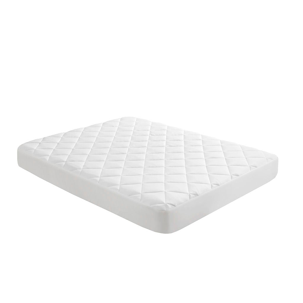 Cooling Touch - Overfilled Deep Pocket King Mattress Pad - White