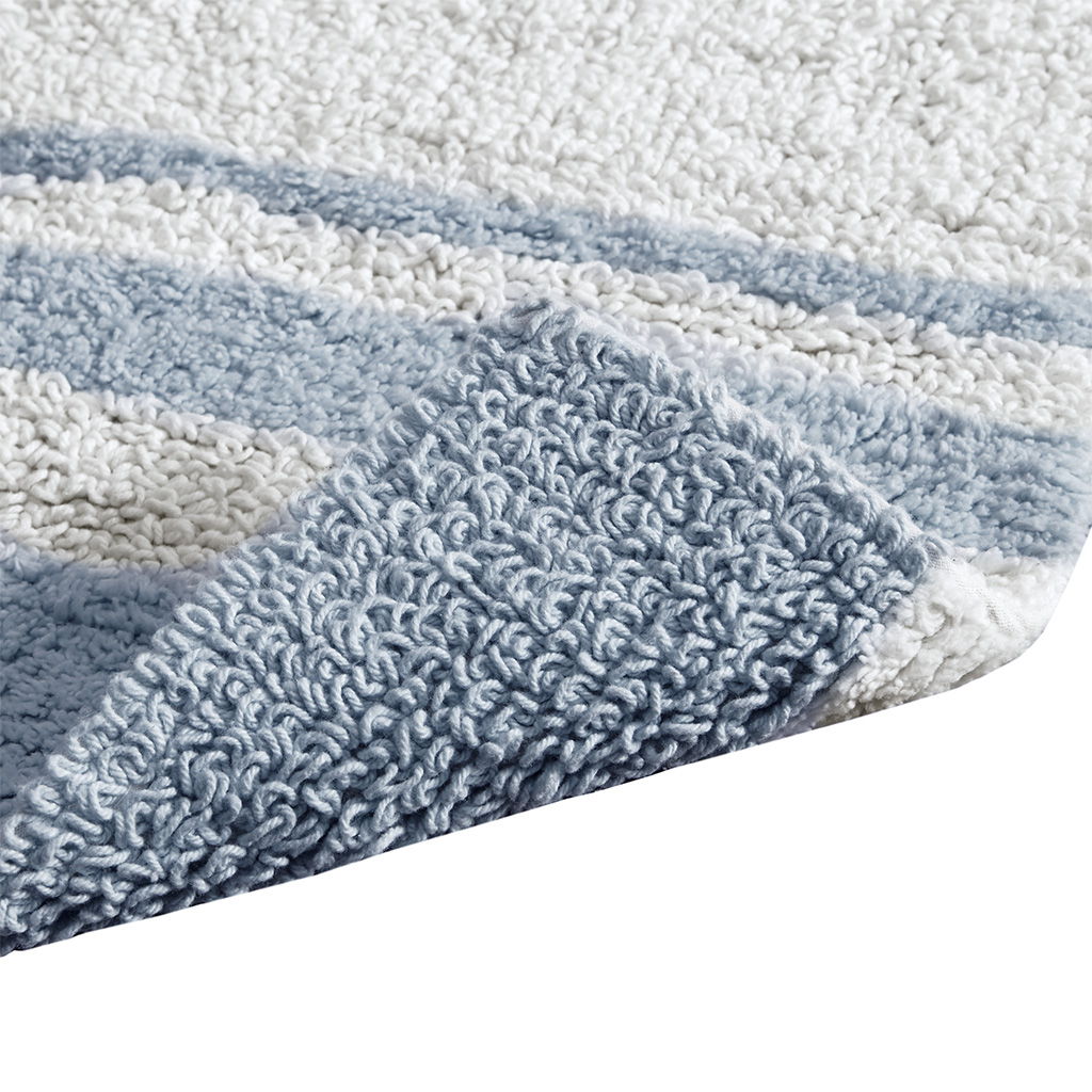 Spa - 20" x 30" Reversible Bath Rug - Blue