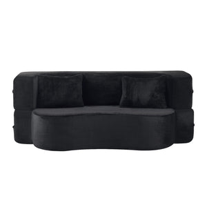 Modern Floor Sofa With 4 Pillows