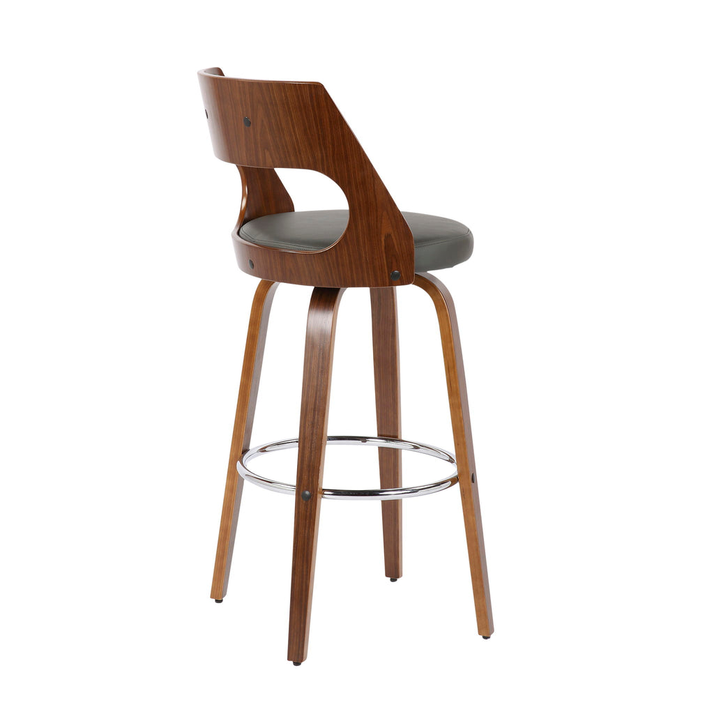 Cecina - Mid-Century Modern Barstool With Swivel (Set of 2)