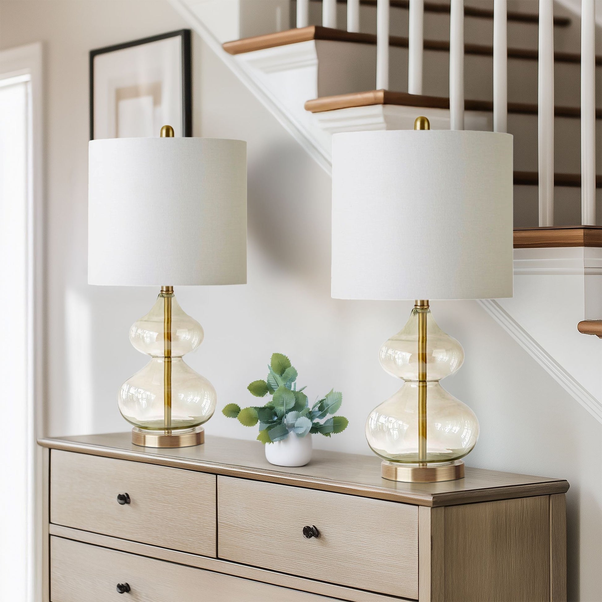 Ellipse - Table Lamp (Set of 2) - Gold