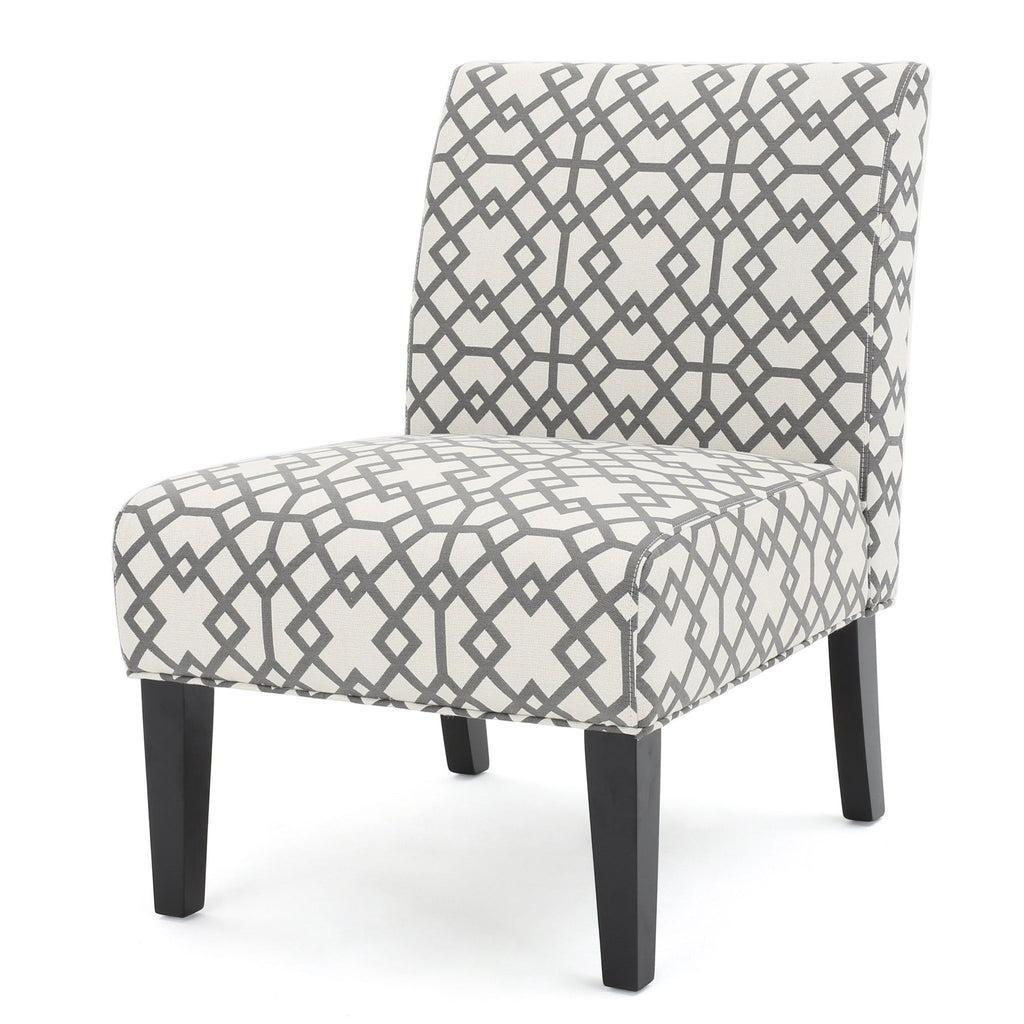 Contemporary Accent Chair With Plush Upholstery
