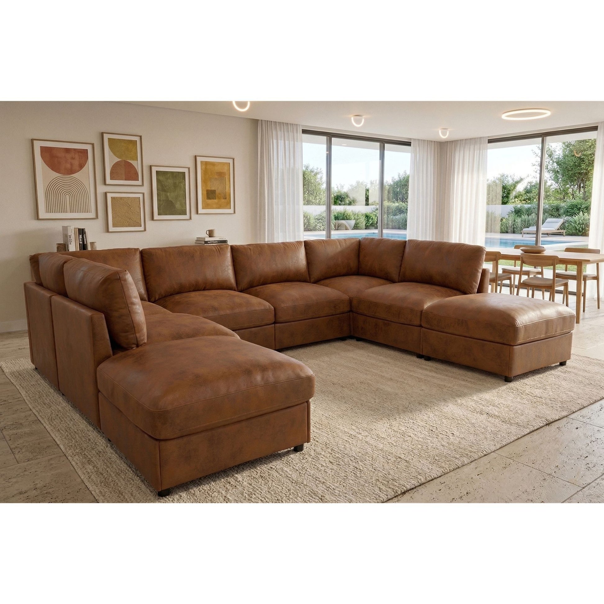 Modular Sectional With Custom Configuration