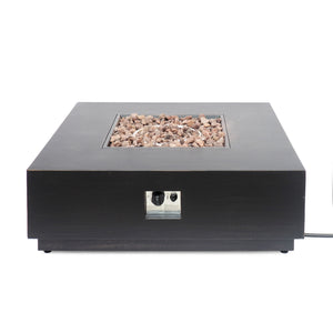 Modern Square Fire Pit With 50,000 Btu