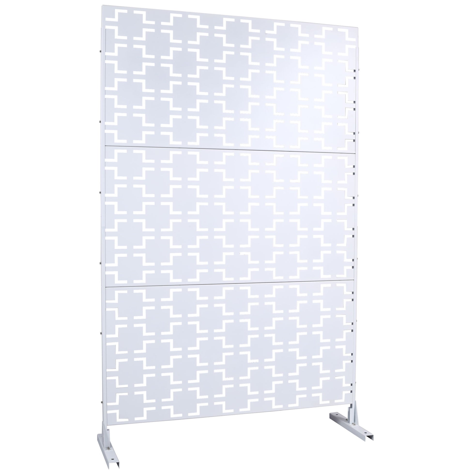 Outdoor & Indoor Metal Privacy Freestanding Decorative Screen