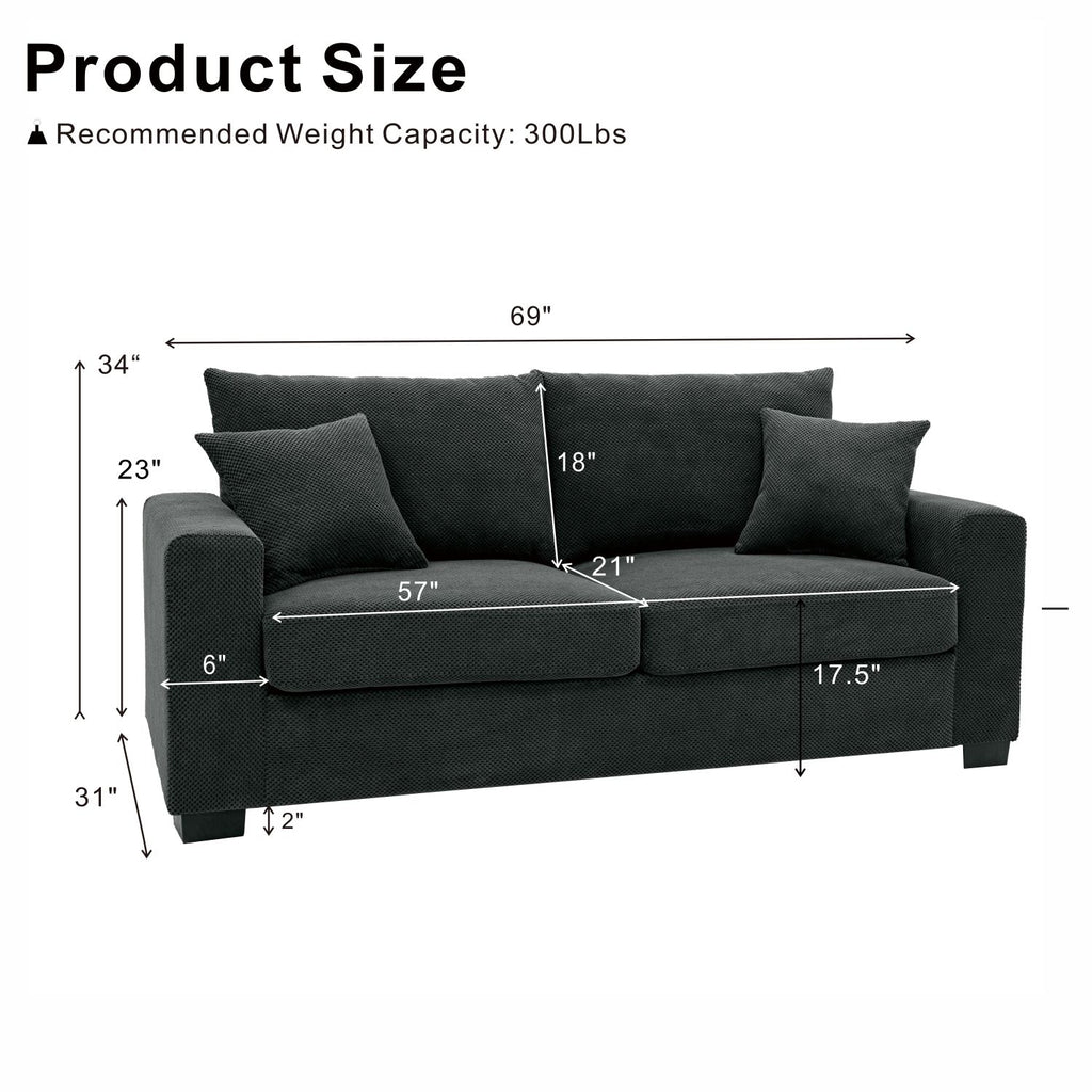 2 Seater Sofa For Living Room