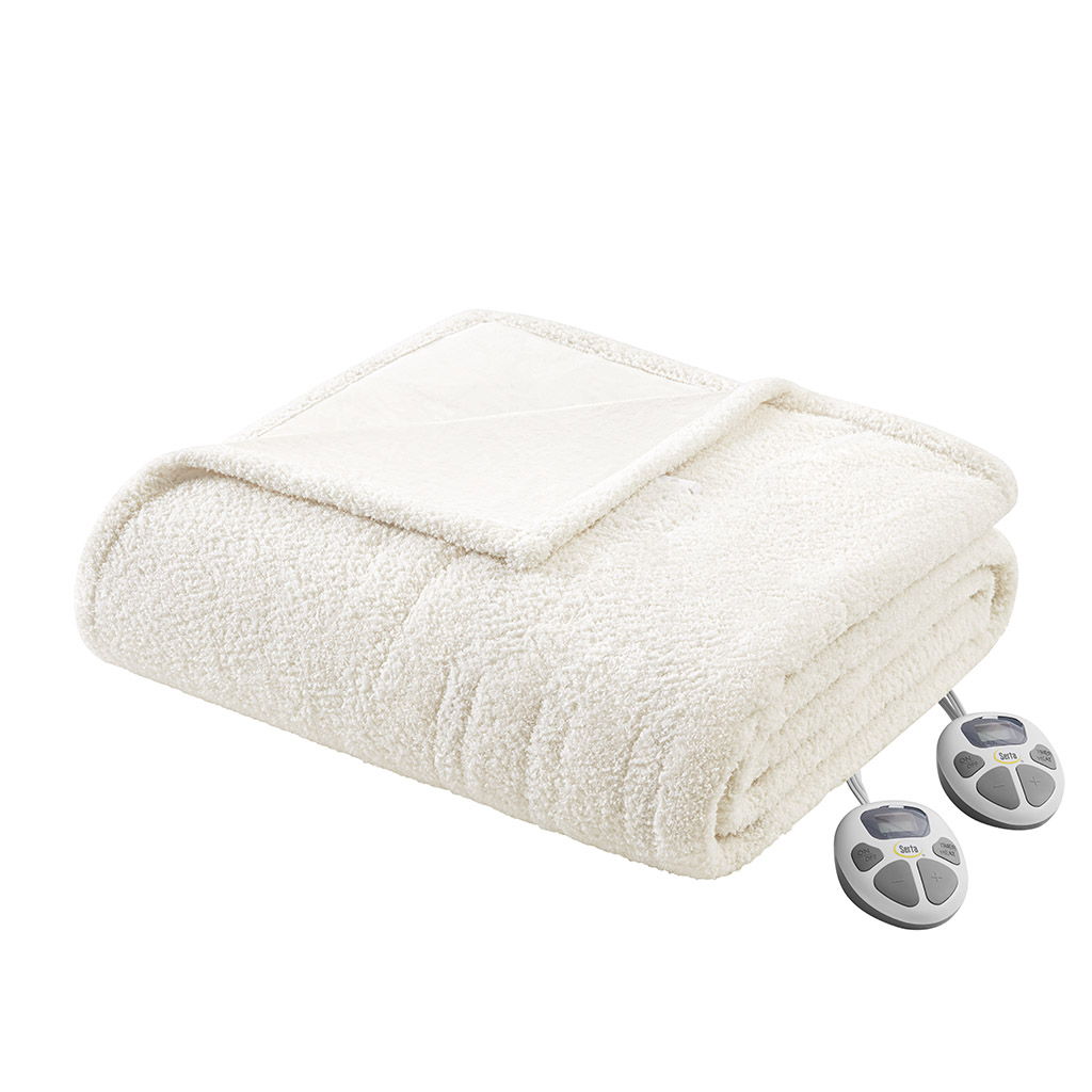 Dream Soft Heated - Twin Blanket - Ivory
