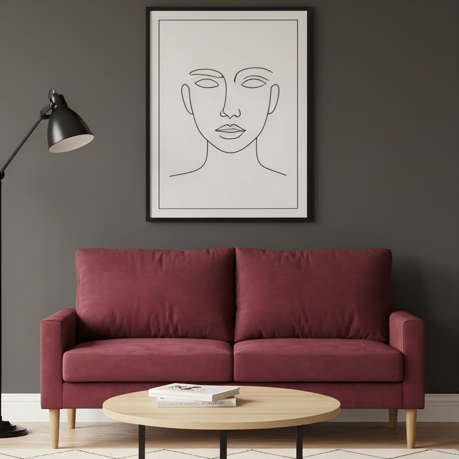 Upholstered Loveseat Sofa, 2 Seater Couch For Living Room Apartment
