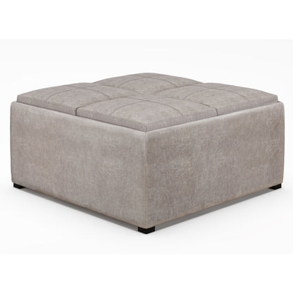 Avalon - Square Coffee Table Storage Ottoman