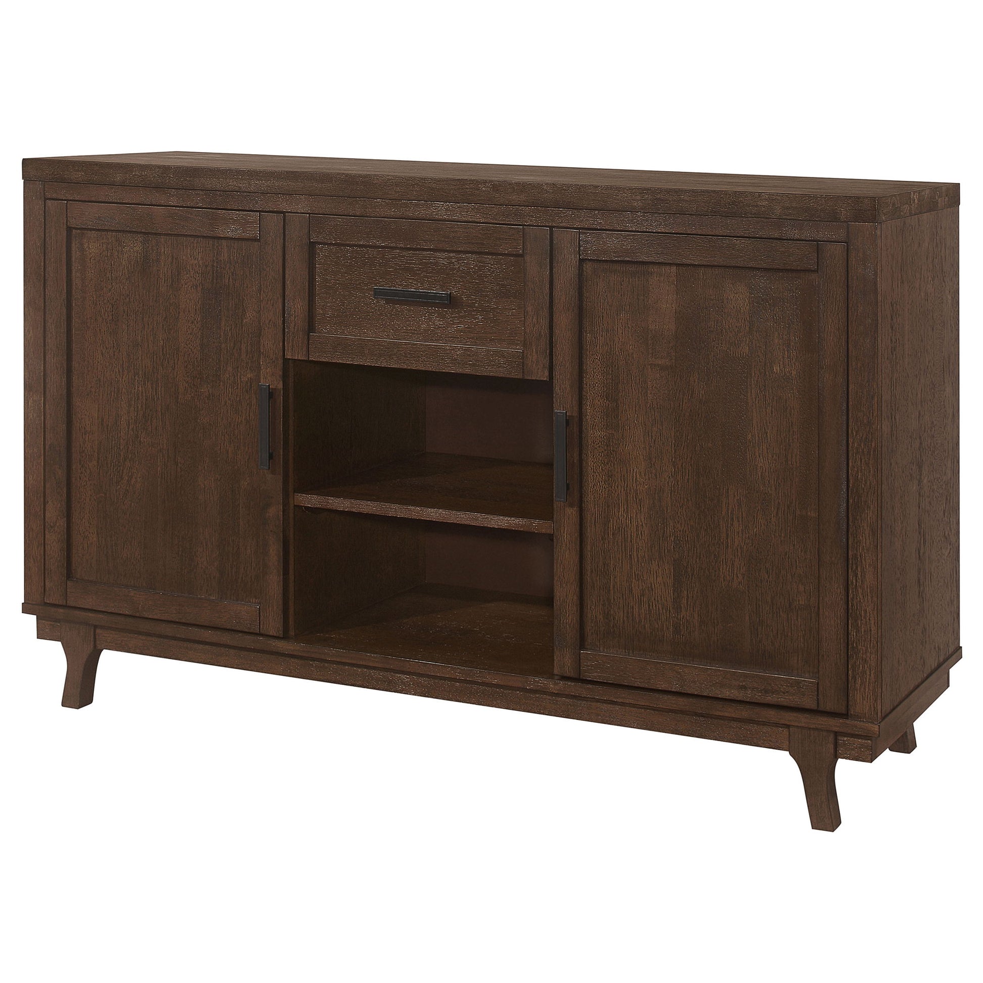 Mccall - 2 Door Server With 1 Drawer - Brown Oak