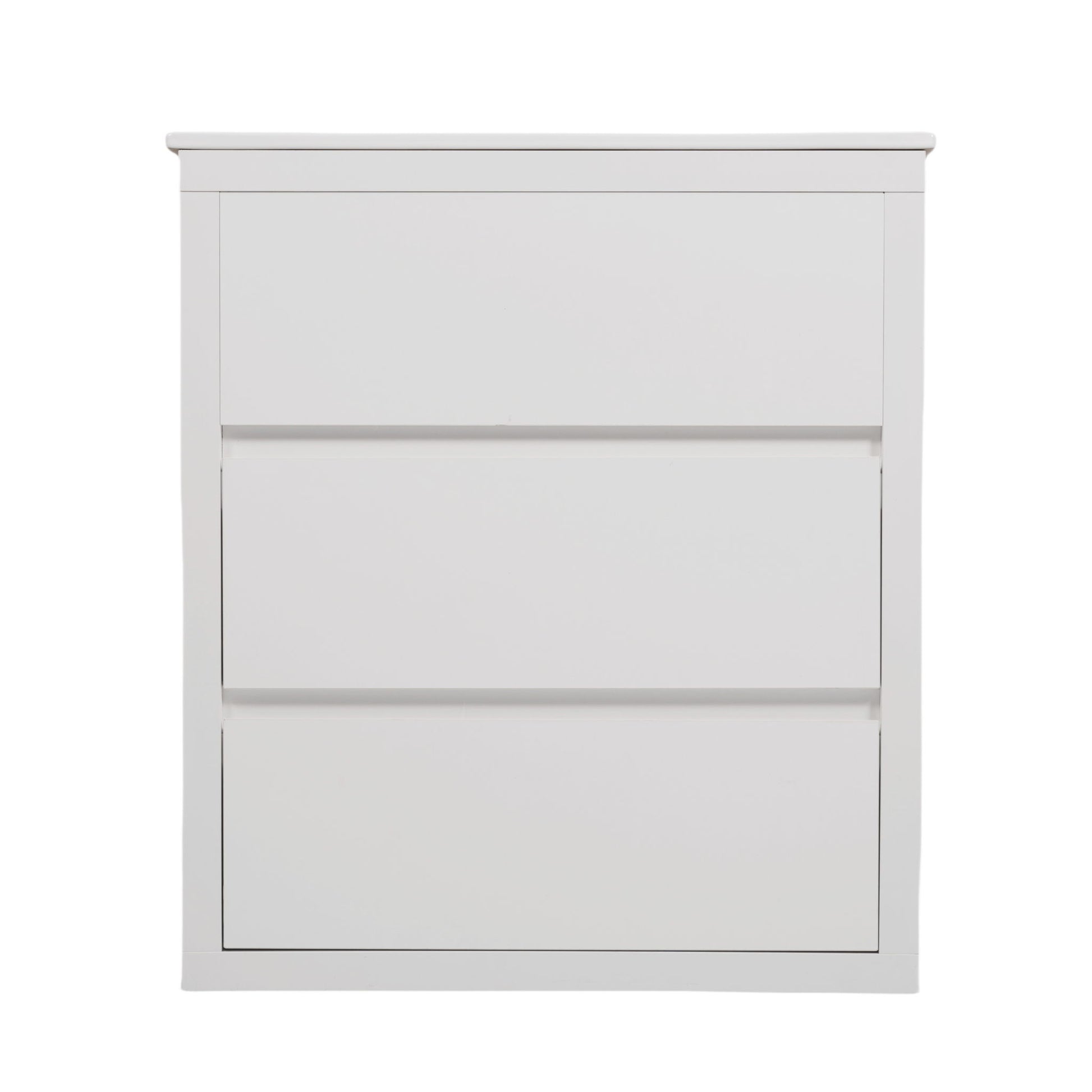 Freestanding Bathroom Vanity With Ceramic Sink, 2 Full Extension Drawers