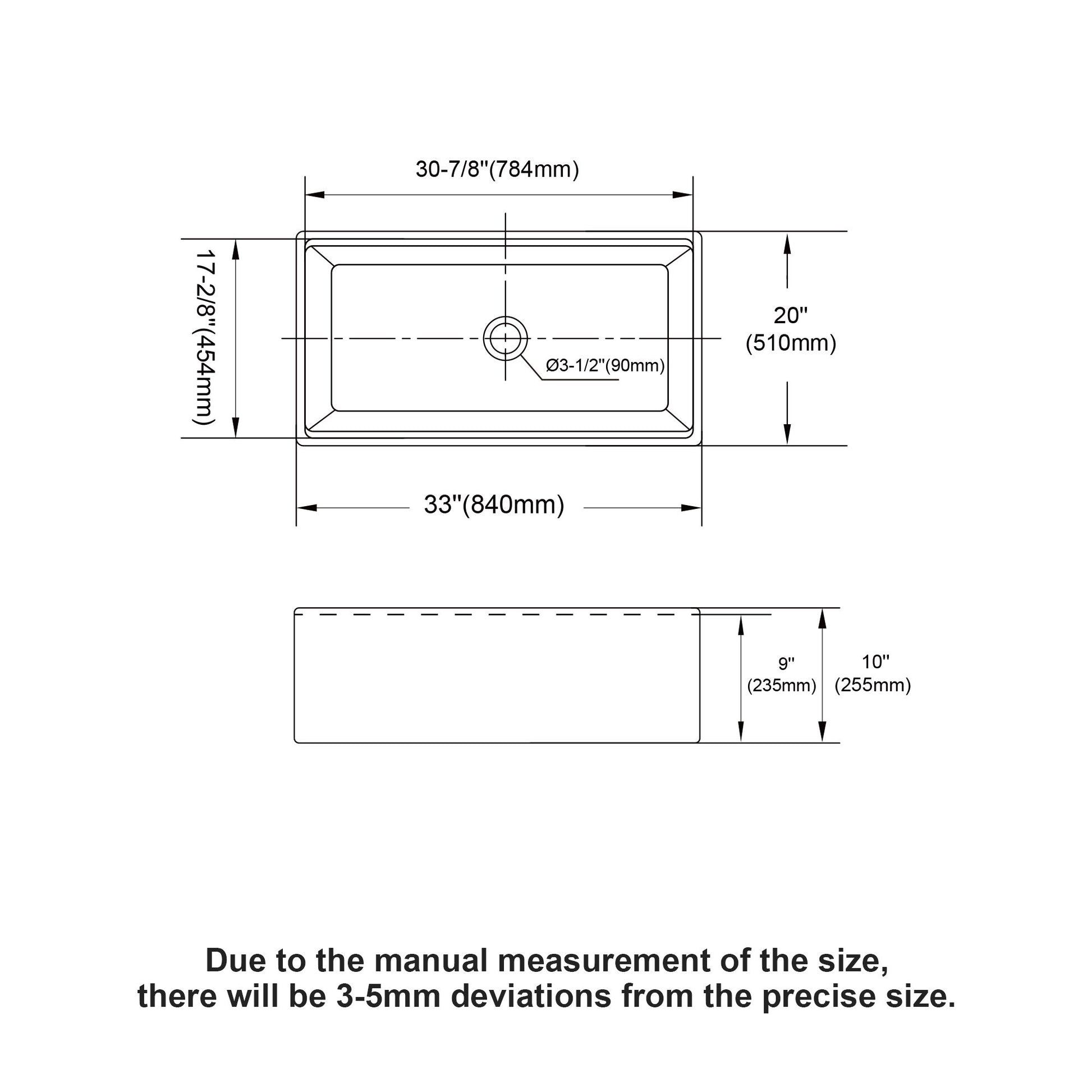 Workstation Single Bowl, Apron Front Kitchen Sink - White