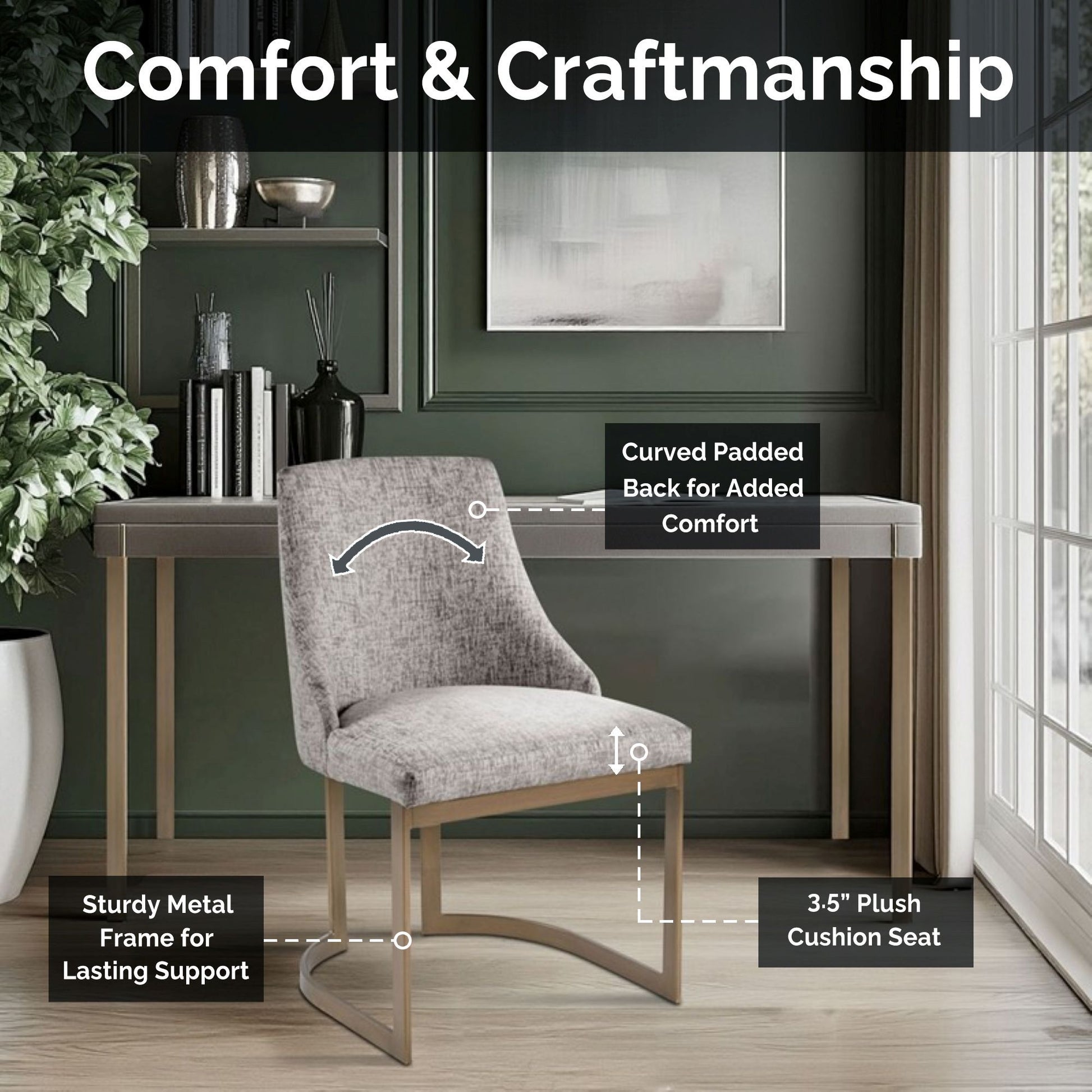 Bryce - Dining Chair (Set of 2) - Gray