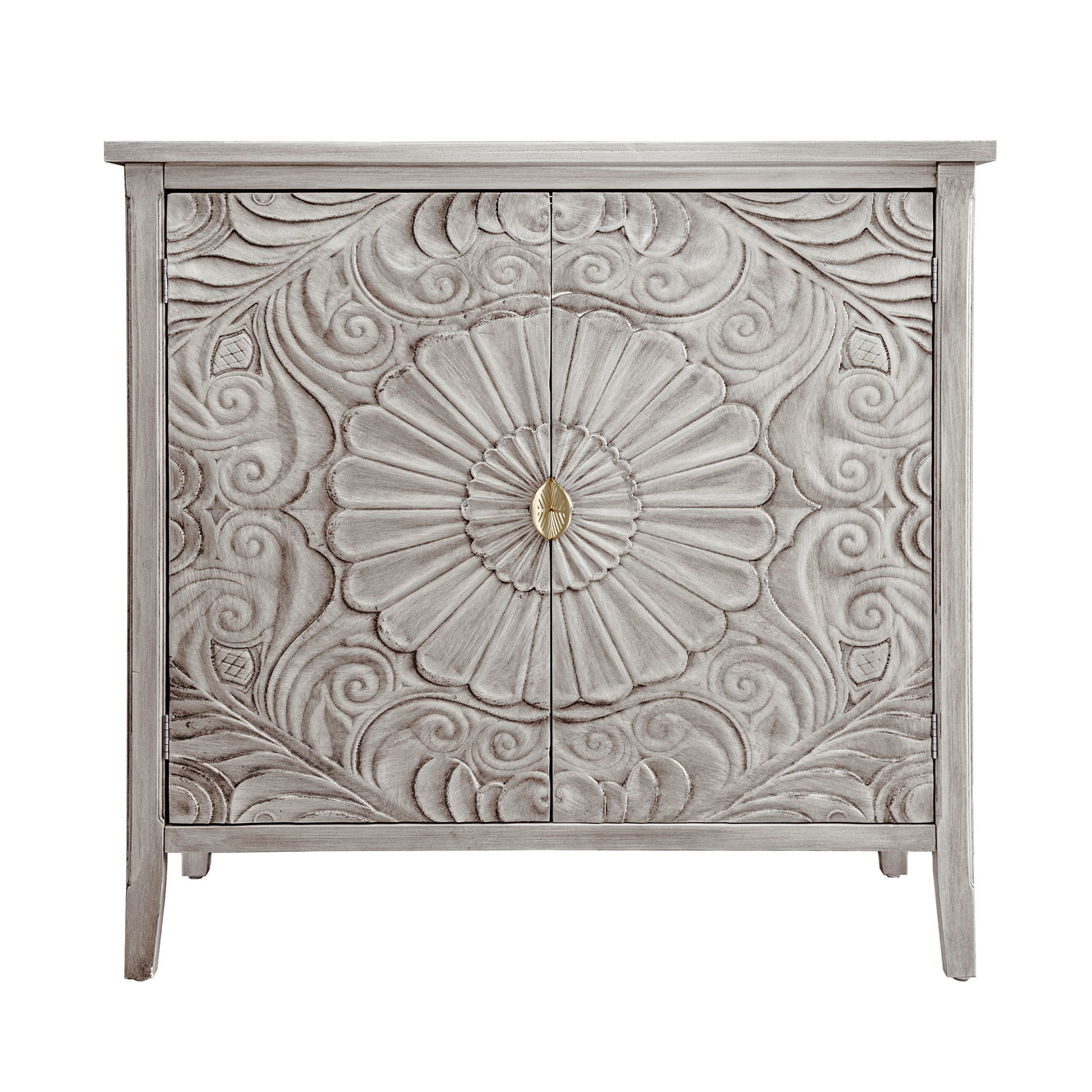 2 Door Cabinet, Suitable For Bedroom - Light Gray