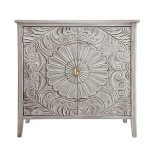 2 Door Cabinet, Suitable For Bedroom - Light Gray