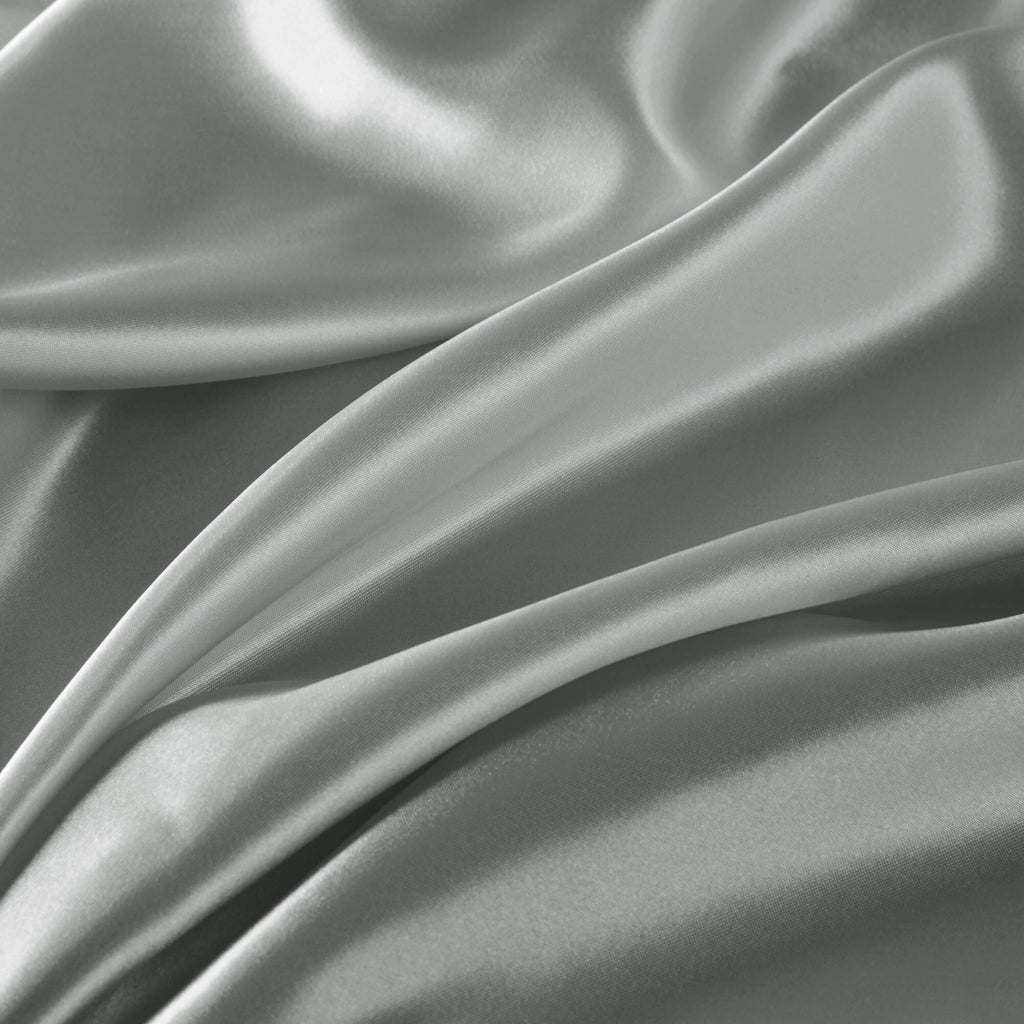 Satin - Queen Wrinkle - Free Luxurious (Set of 6) - Gray