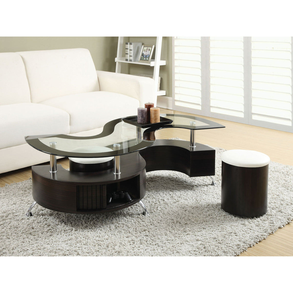 Marley - 3 Piece Coffee Table And Stools Set