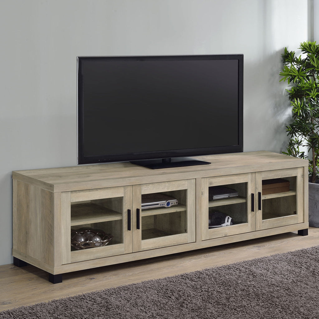 Heron - 4 Door TV Stand With Adjustable Shelving