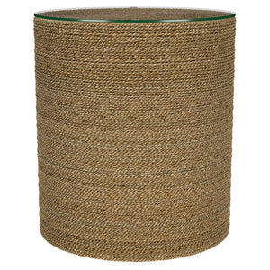 Burma - Round Side Table - Light Brown