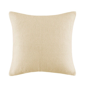 Bree Knit - Square Pillow Cover - Ivory
