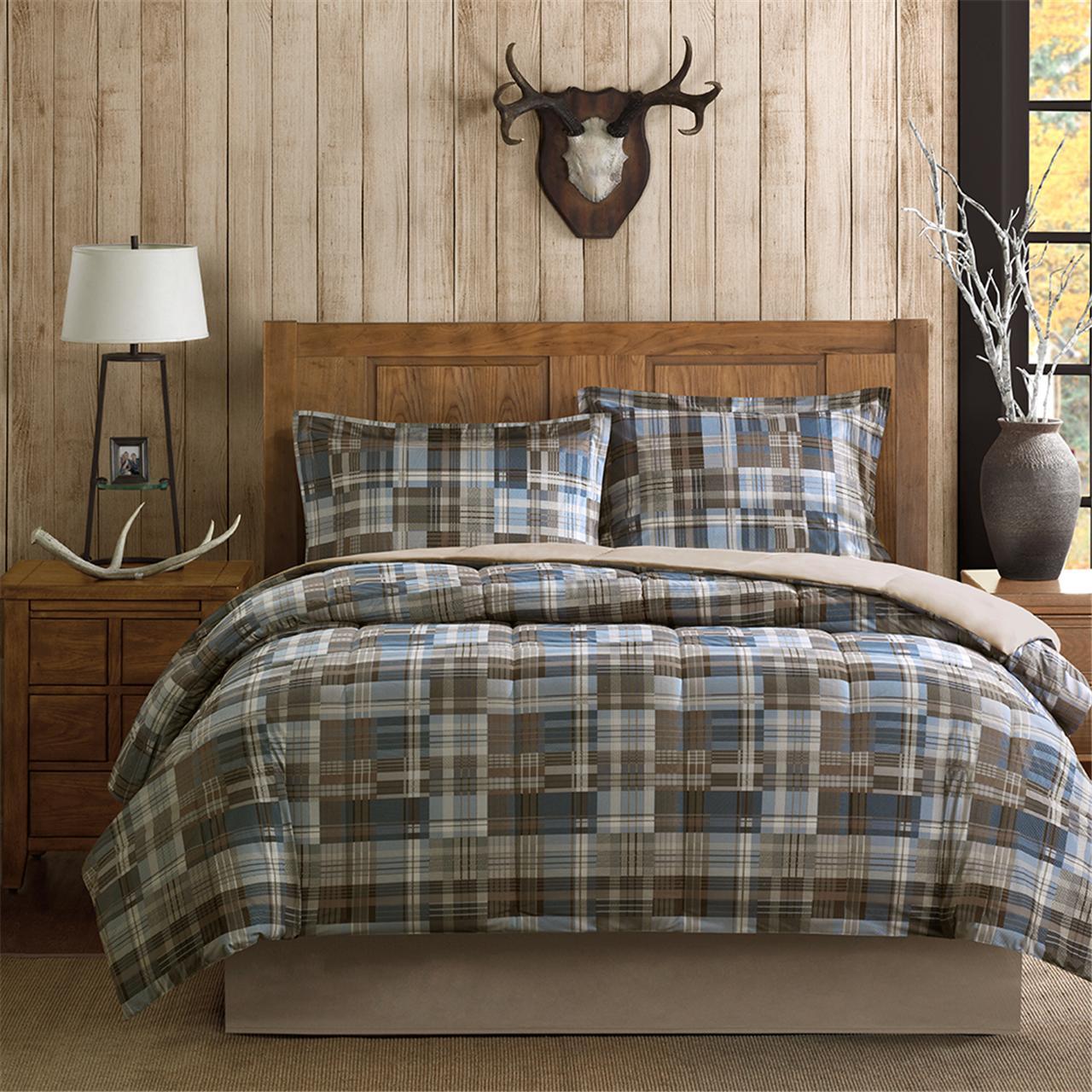 White River - Twin Down Alternative Comforter Mini Set - Multi