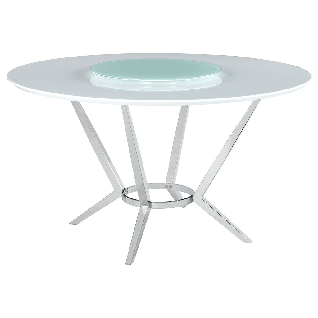 Anchor - Round Dining Table - Gloss White