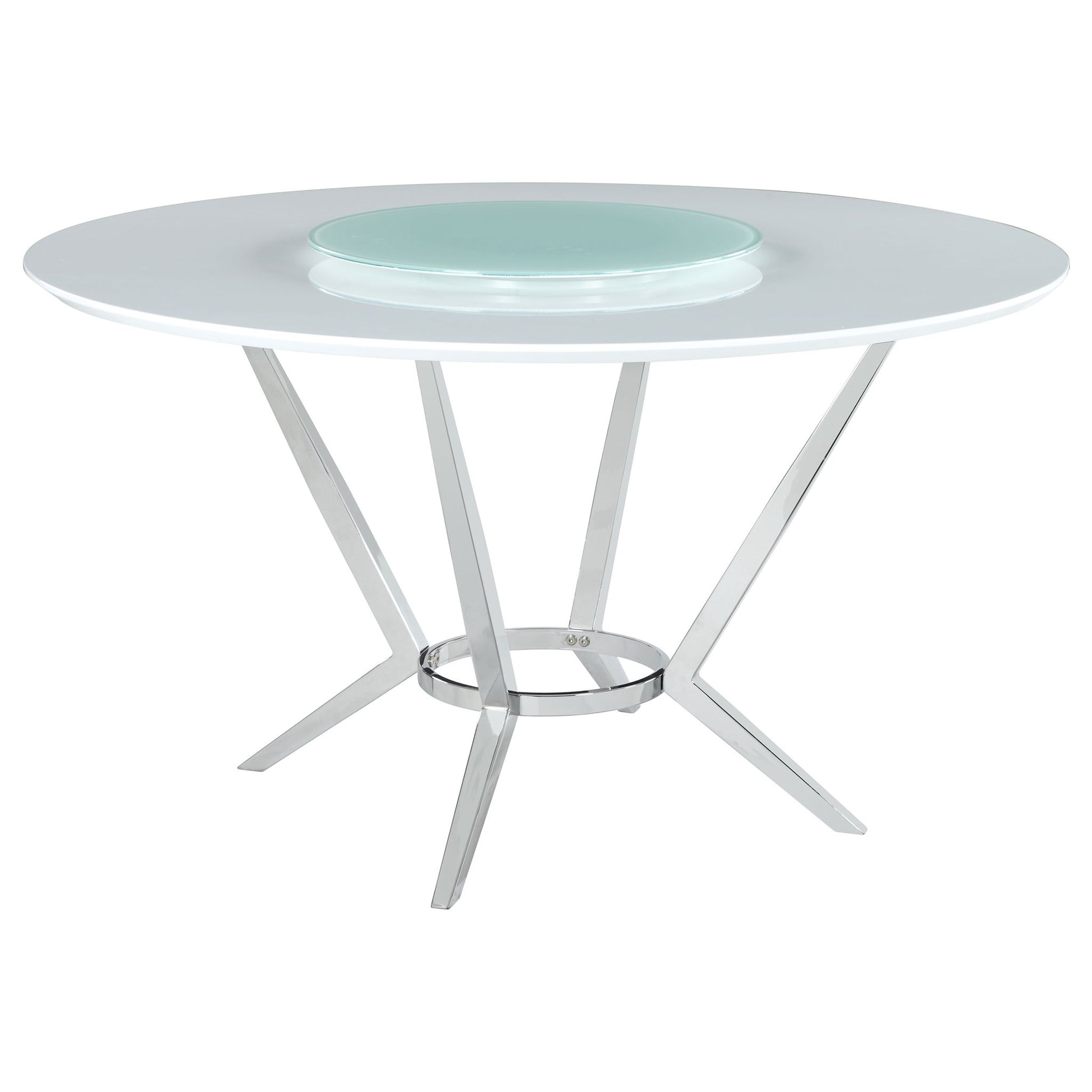 Anchor - Round Dining Table - Gloss White