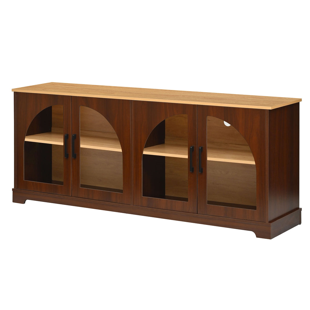 TV Stand With Semi Arched Doors