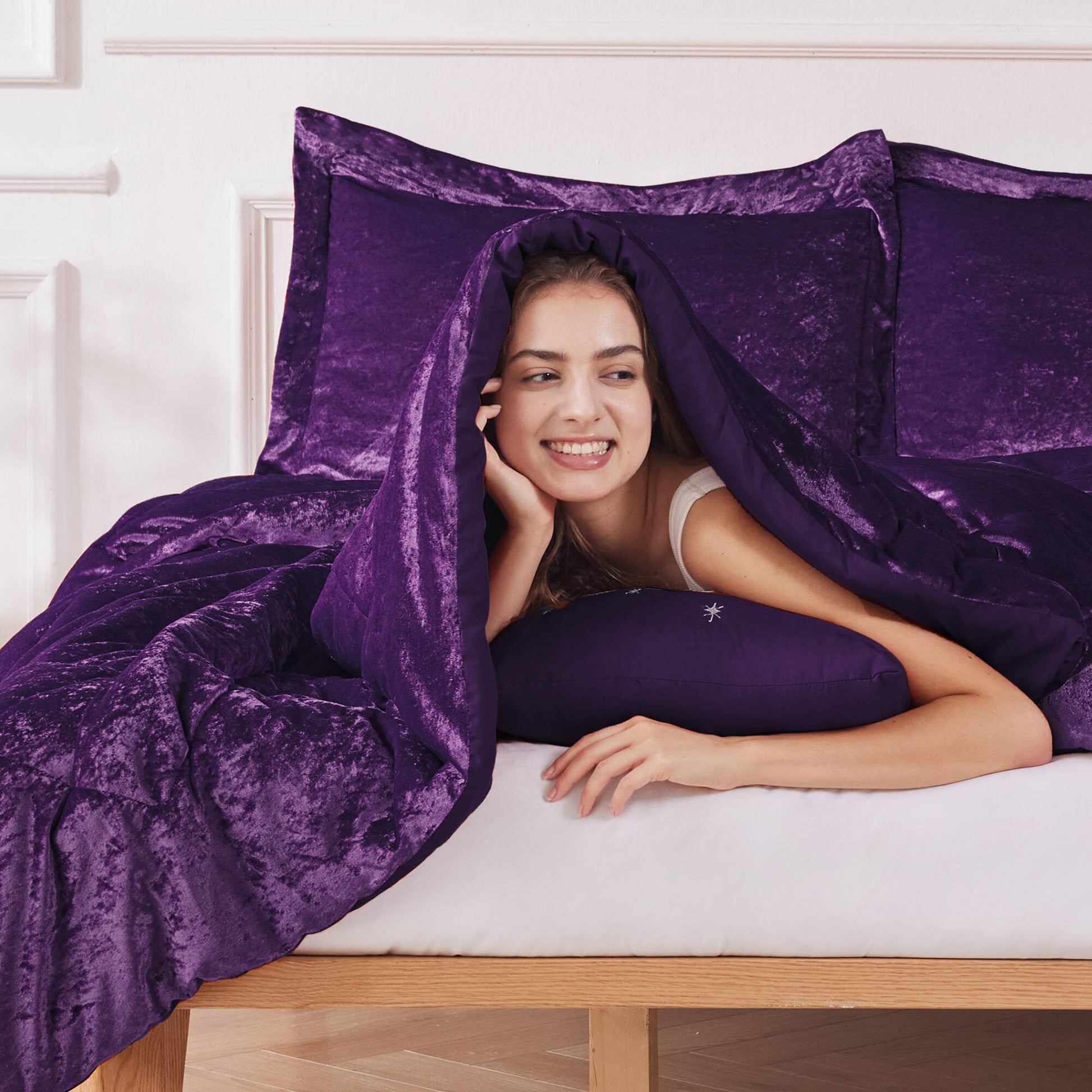Felicia - Comforter Set - Purple
