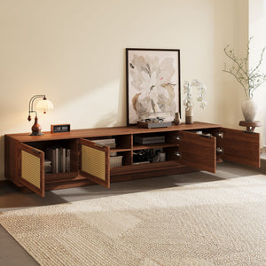 TV Stand, Media Console - Walnut