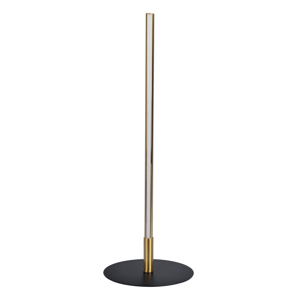 Dimond - LED Table Lamp With On / Off Switch Round Base - Black / Gold