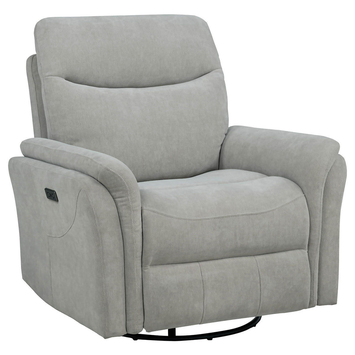 Beacon - Power Swivel Recliner With USB Charging And Adjustable Recline