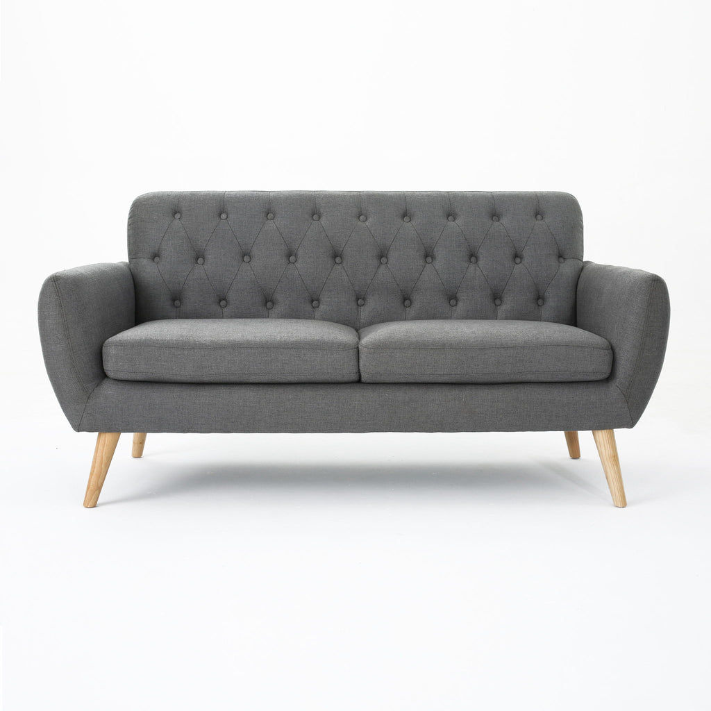 Mid - Century Tufted Loveseat
