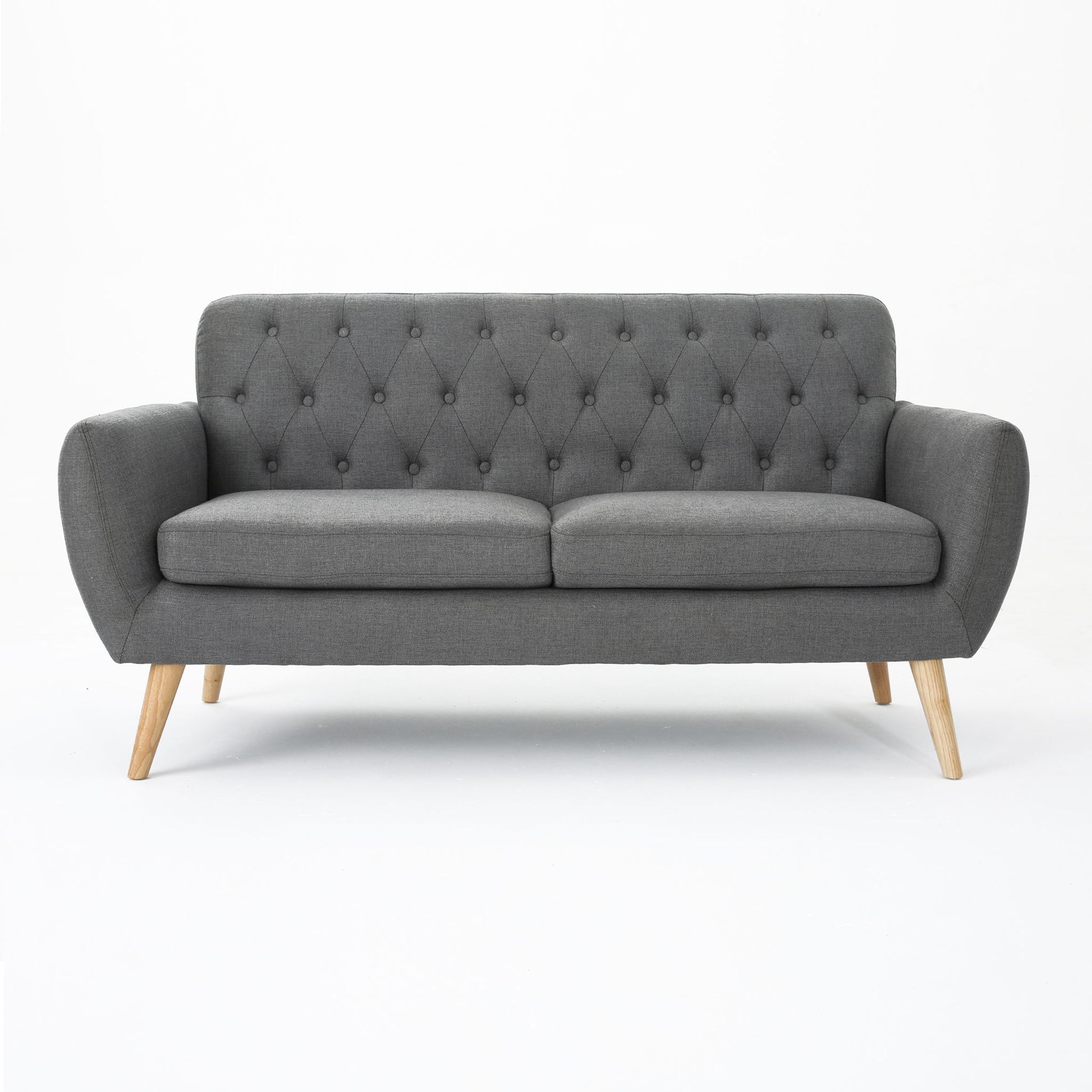 Mid - Century Tufted Loveseat