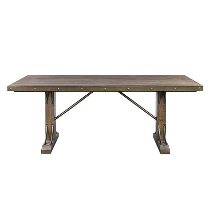 Raphaela - Dining Table - Weathered Cherry Finish