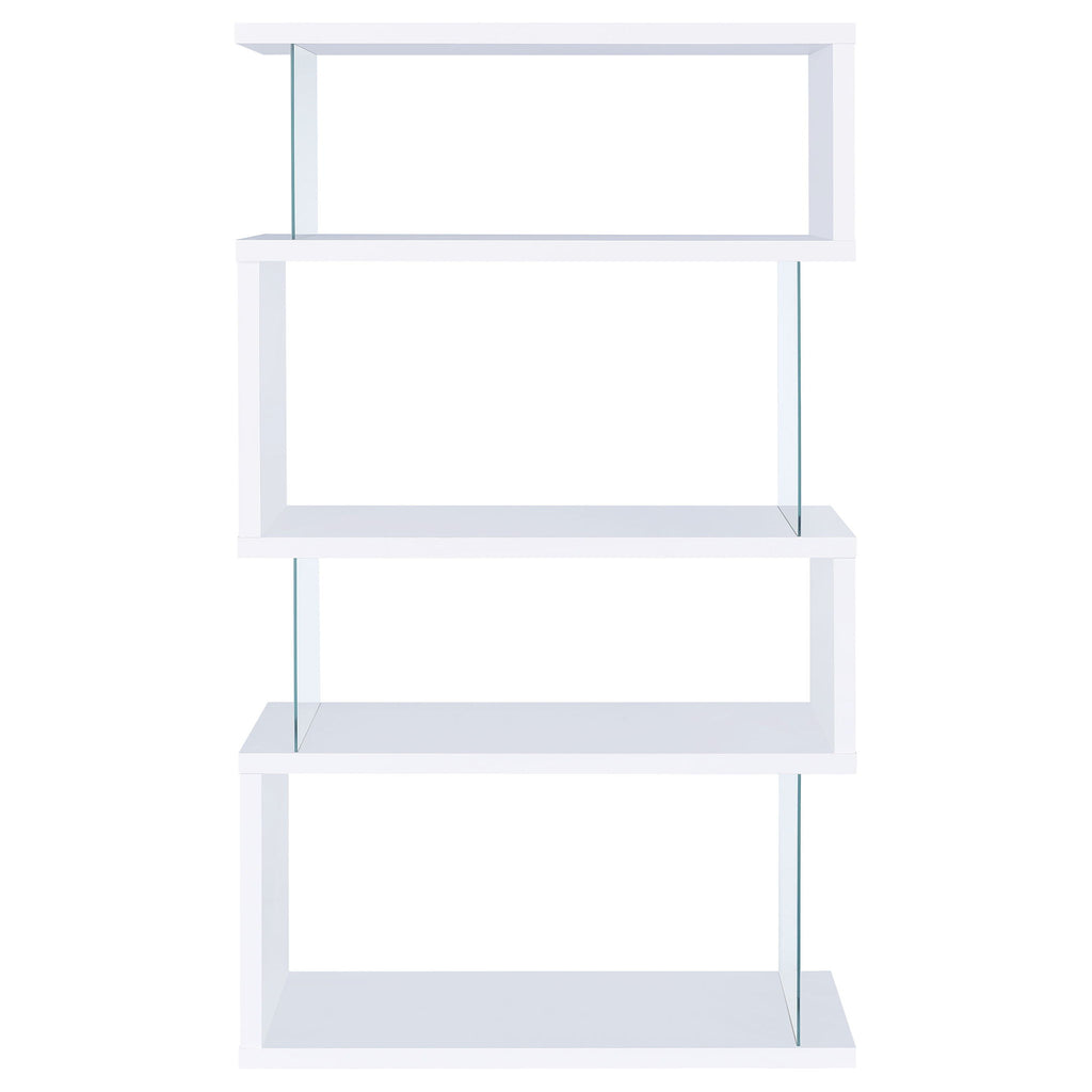 Elias - 4 Shelf Bookshelf With Zigzag Design