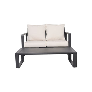 Durable Sofa With Rectangular Coffee Table