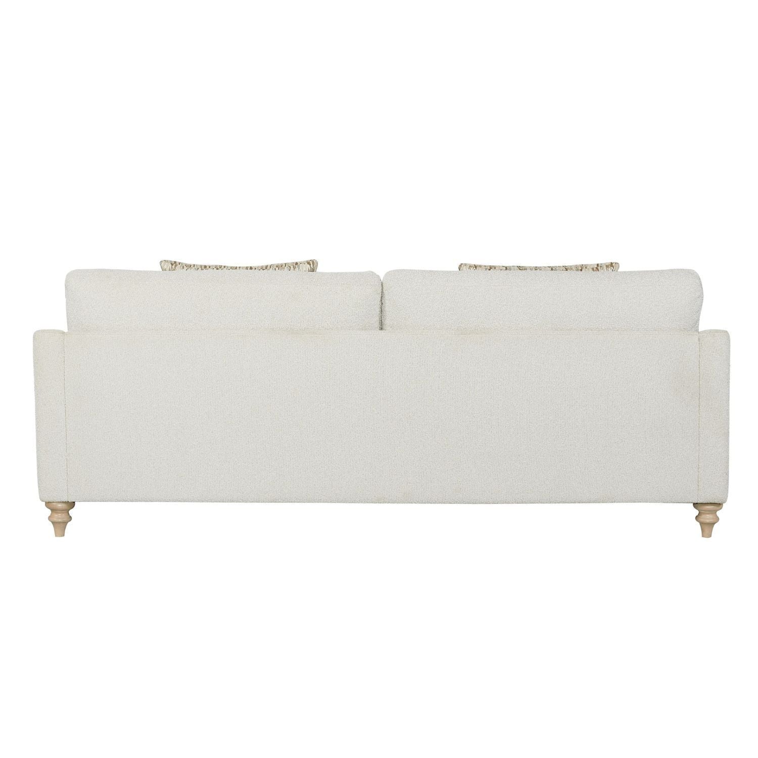 Sofa Single Reverable Cushion With 2 Pillows - Off White