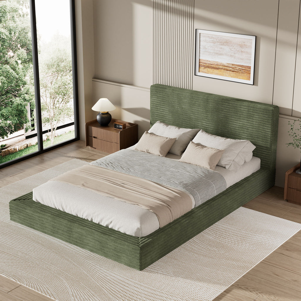 Airframe - Upholstered Bed Frame, Cloud Soft Headboard
