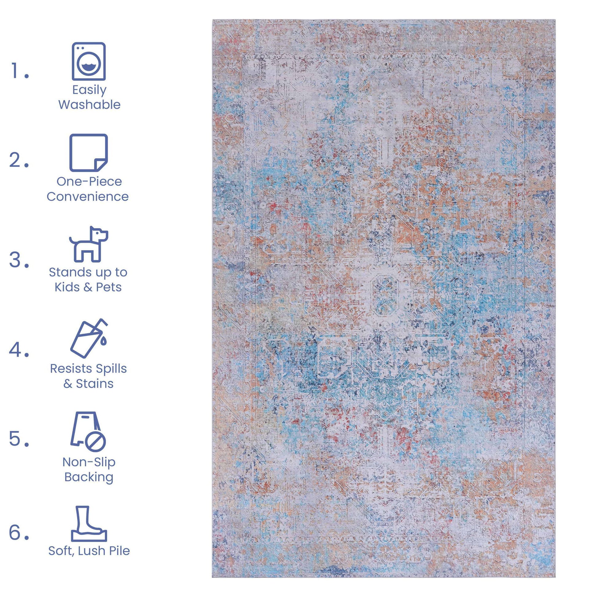 Maval - Runner Rug Washable