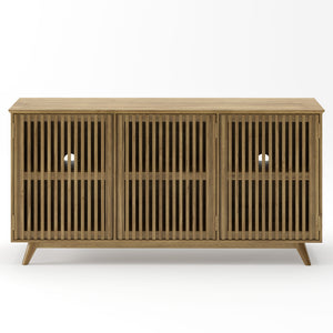TV Stand With Adjustable Shelf - Natural