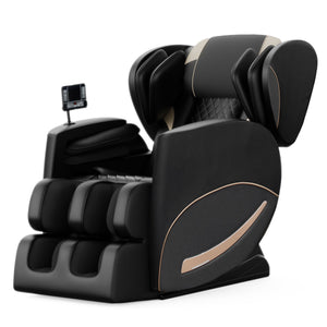 Zero Gravity Massage Chair Recliner With 10 Massage Heads And Full-Body Air Pressure - Black