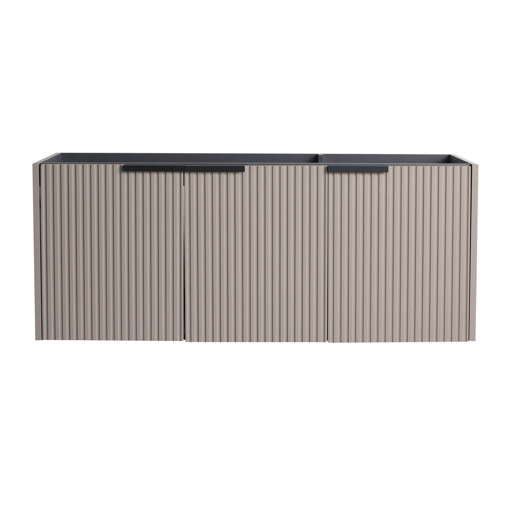 Contemporary Wall Mounted Bathroom Vanity With Soft Close Doors