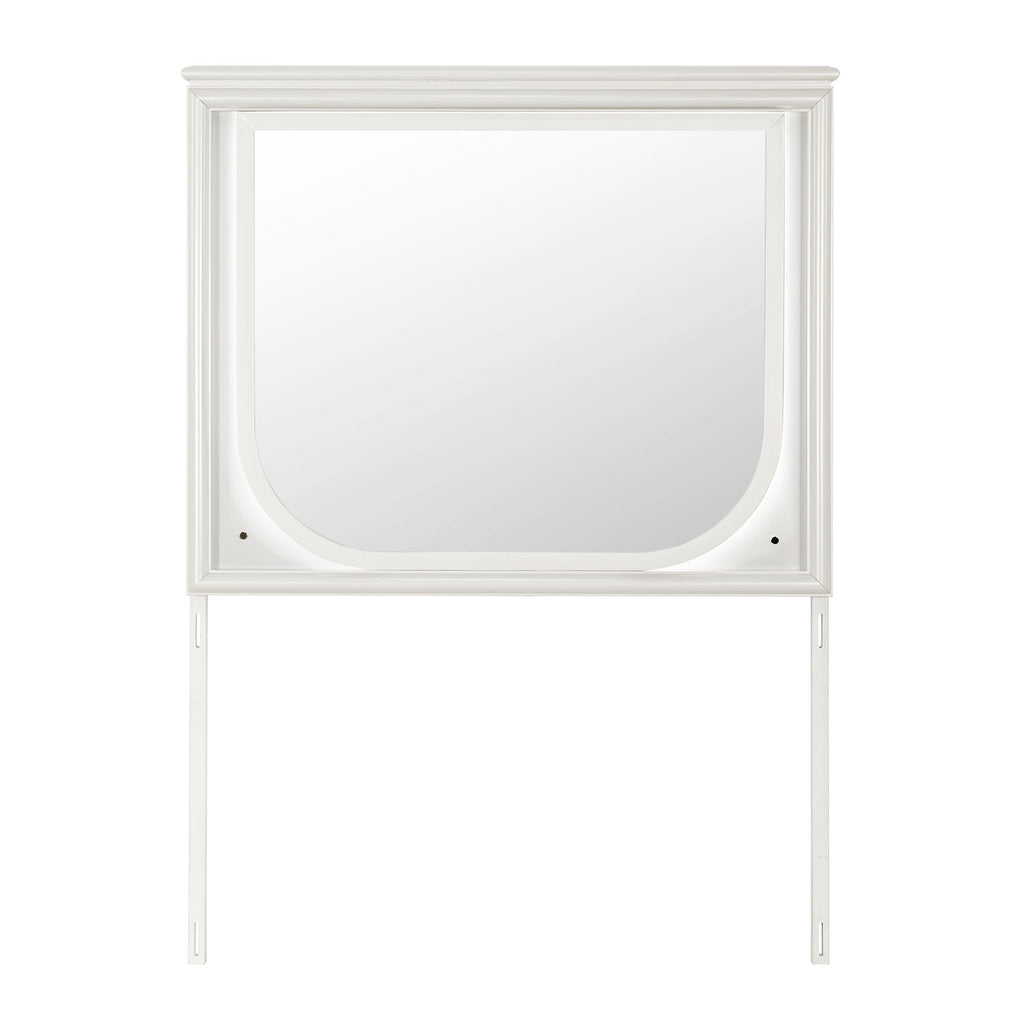 Uriuni - Large Scale Mirror With LED Light - Off White