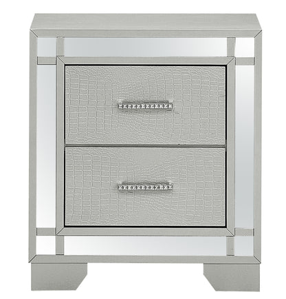 Madison - G6600-N Nightstand - Silver Champagne