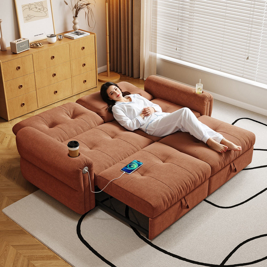 Cloud Like Convertible Sofa Bed With For Living Room