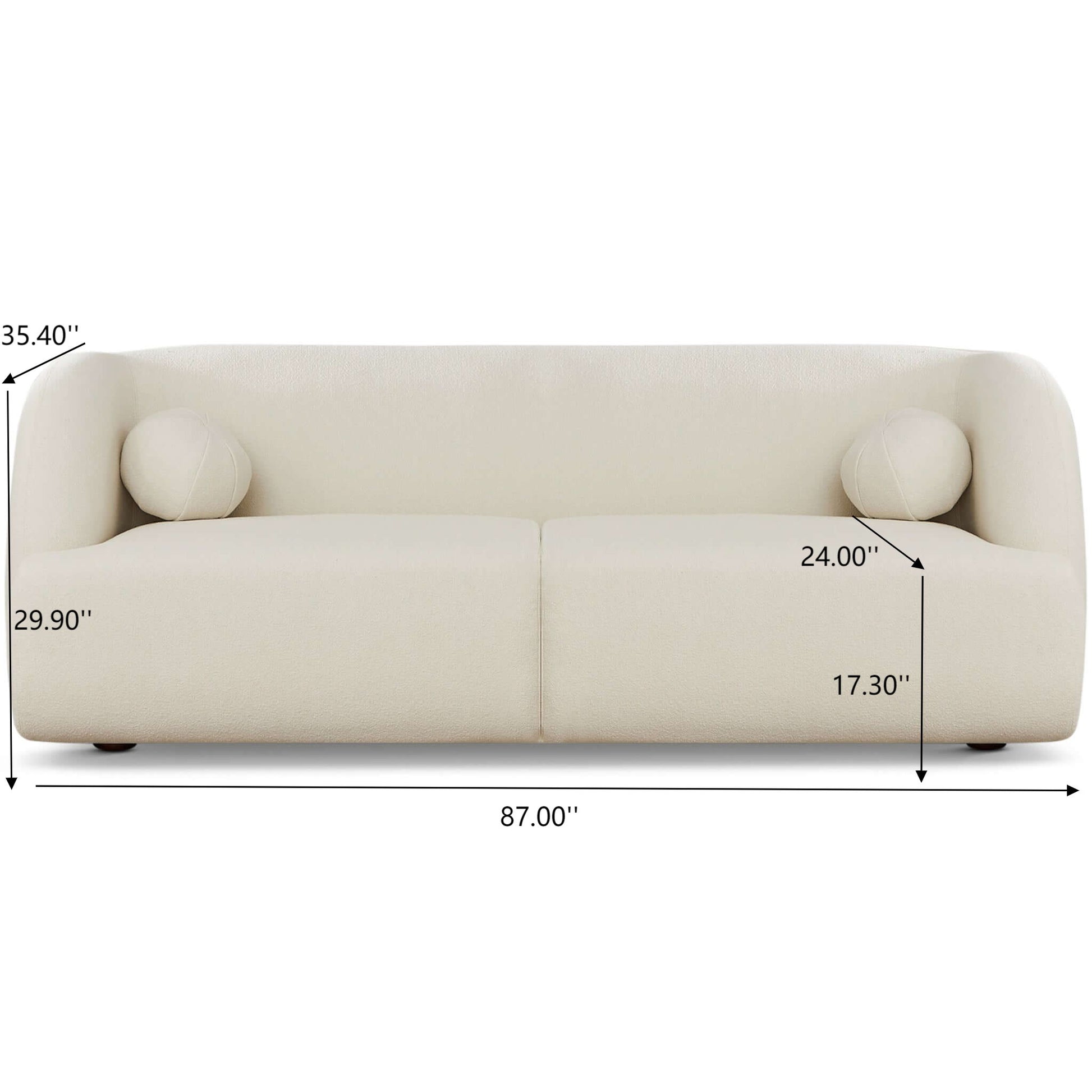 Anna - French Boucle Sofa