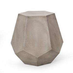 Outdoor Calgary Side Table - Light Gray